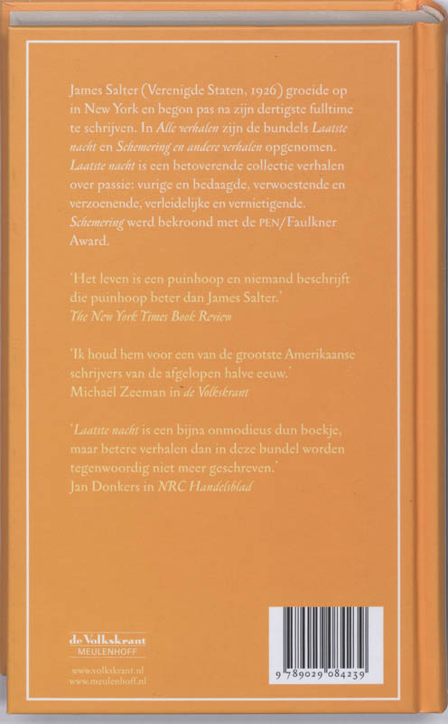 Achterkant van Alle verhalen