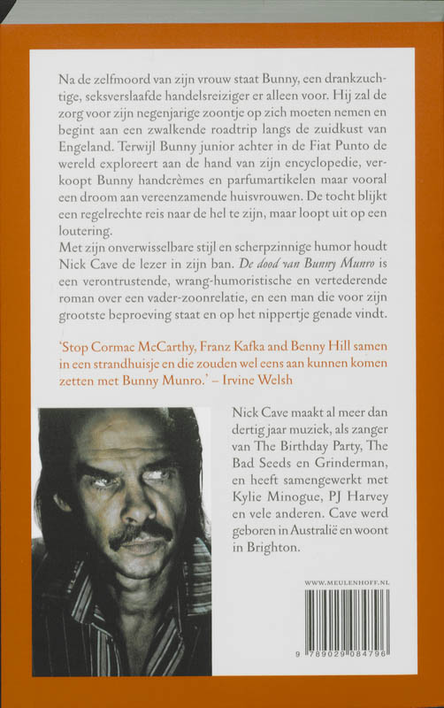 Achterkant van De dood van Bunny Munro