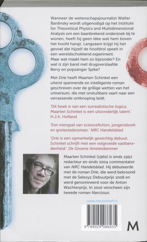 Achterkant van Drie