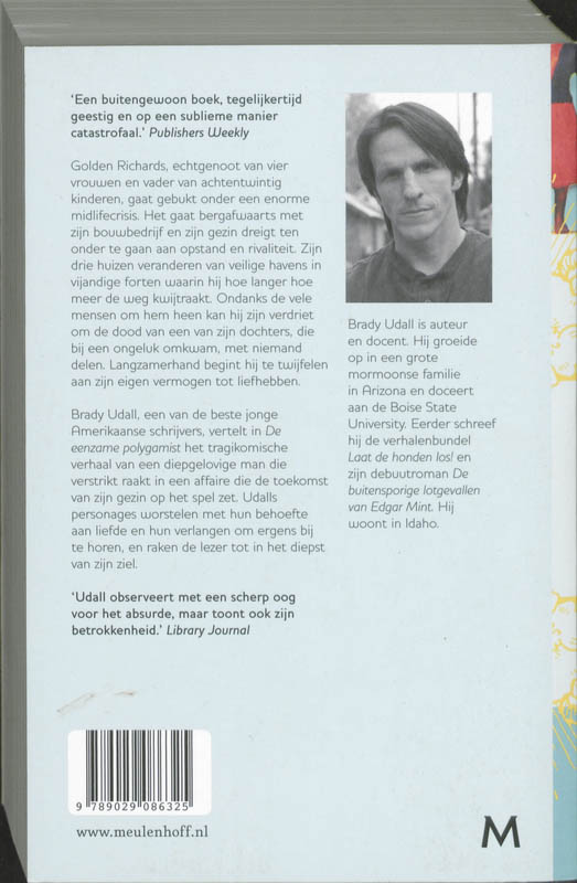 Achterkant van Eenzame polygamist