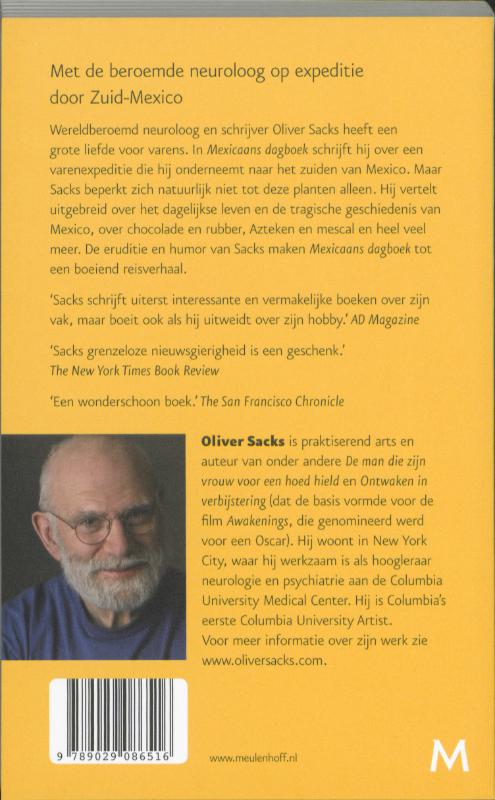 Achterkant van Mexicaans dagboek