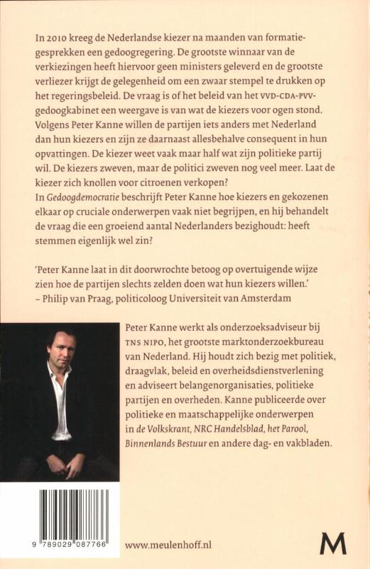 Achterkant van Gedoogdemocratie