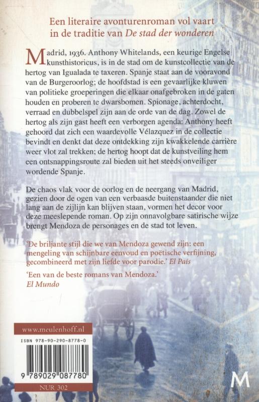 Achterkant van De neergang van Madrid
