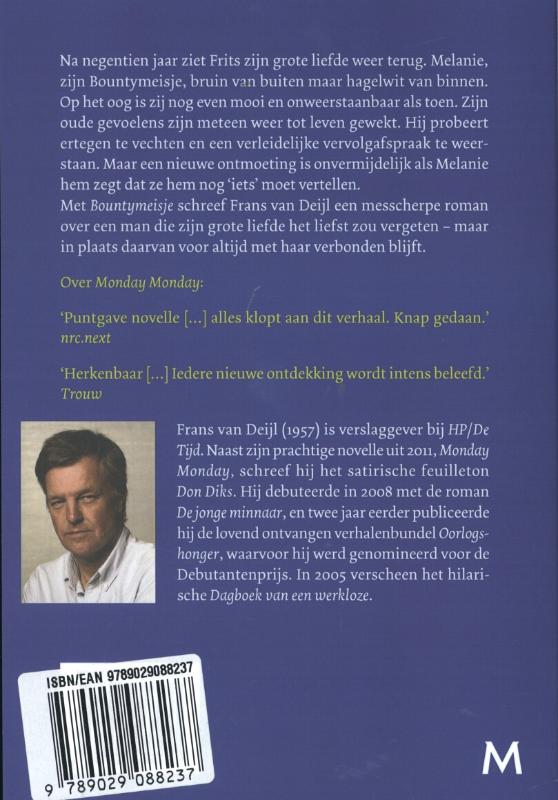 Achterkant van Bountymeisje