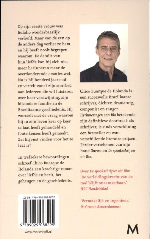 Achterkant van Herinneringen aan Rio