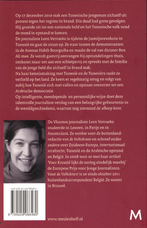 Achterkant van De Jasmijnrevolutie