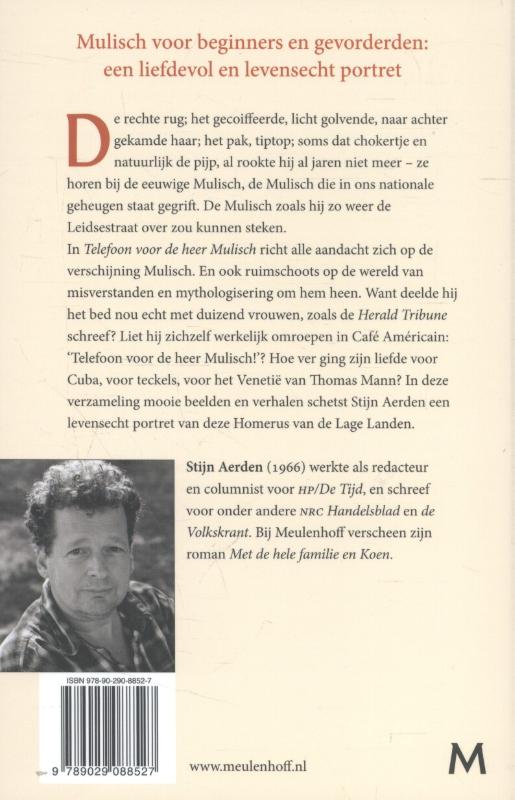 Achterkant van Telefoon voor de heer Mulisch
