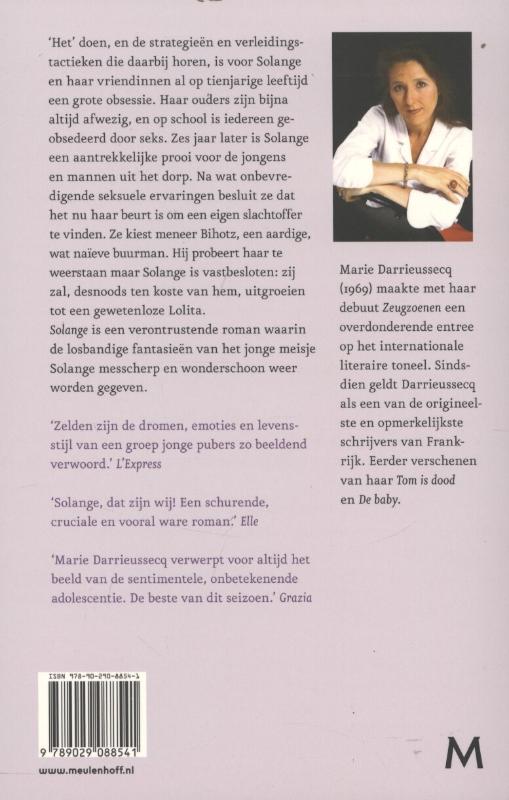 Achterkant van Solange