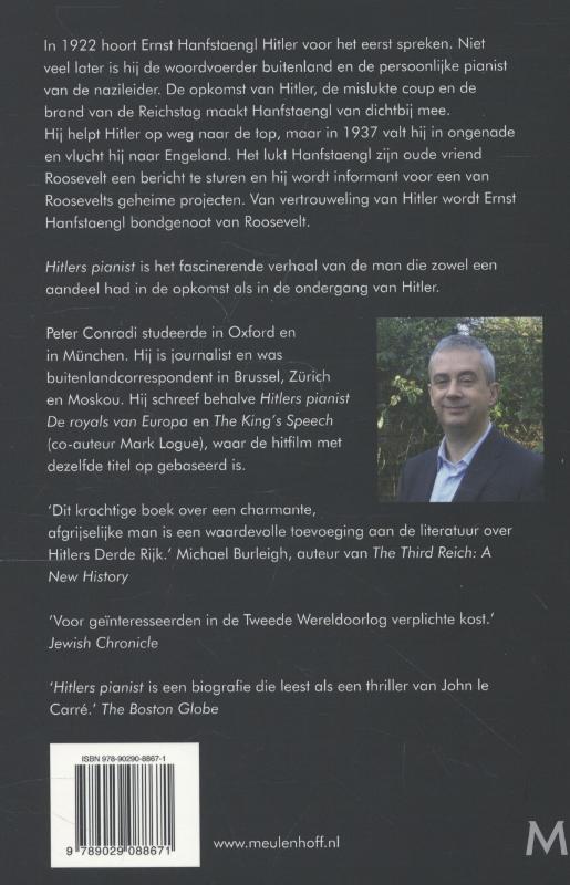 Achterkant van Hitlers pianist