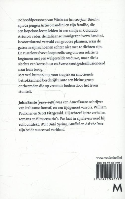 Achterkant van wacht tot het voorjaar, Bandini