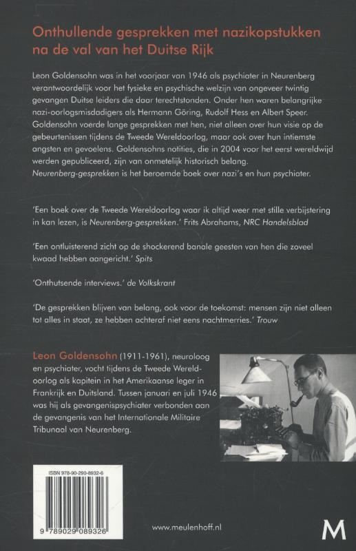Achterkant van Neurenberg-gesprekken