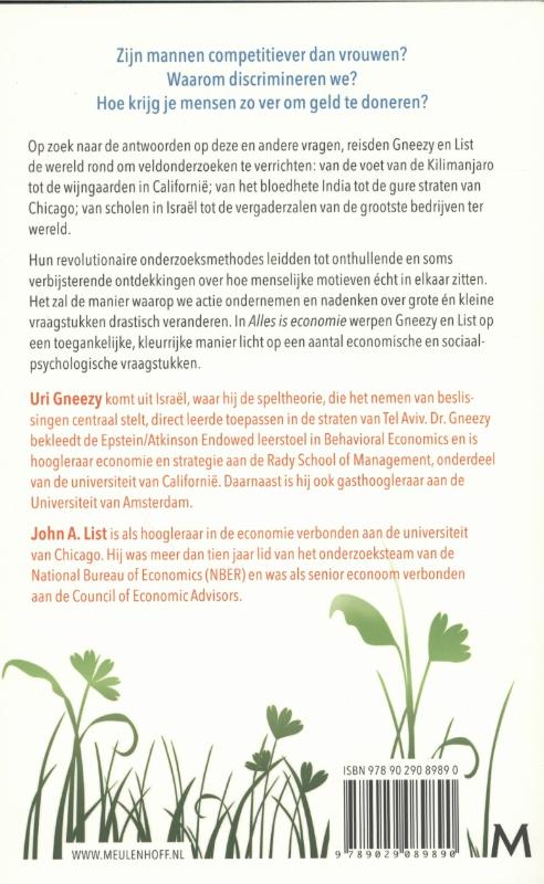 Achterkant van Alles is economie
