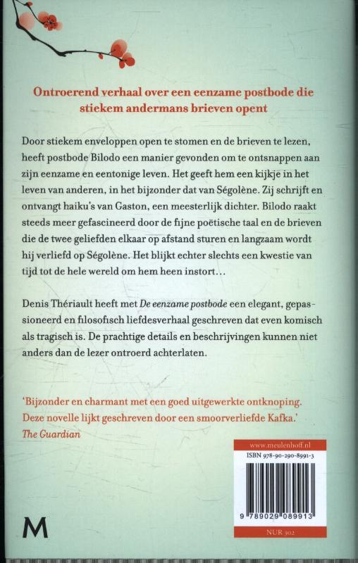Achterkant van De eenzame postbode