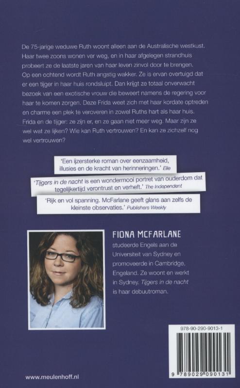 Achterkant van Tijgers in de nacht