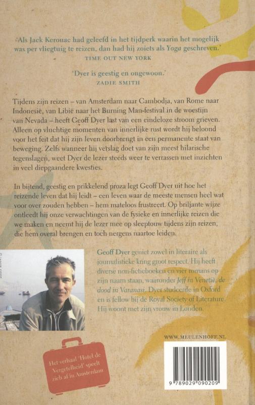 Achterkant van Yoga voor mensen die te beroerd zijn om eraan te doen