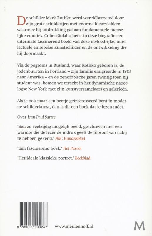 Achterkant van Mark Rothko