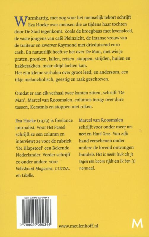 Achterkant van De stad, de kroeg en de man