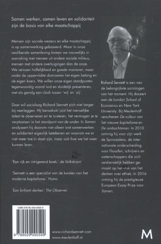 Achterkant van Samen