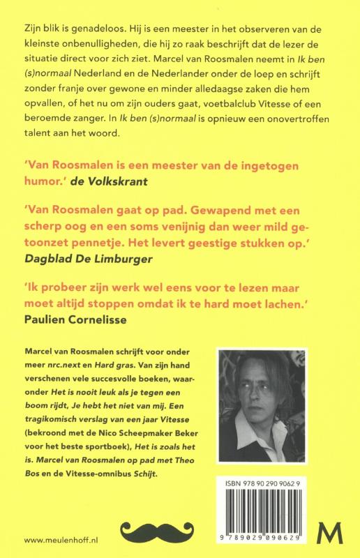 Achterkant van Ik ben (s)normaal