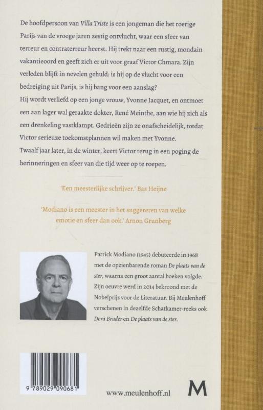 Achterkant van Villa Triste