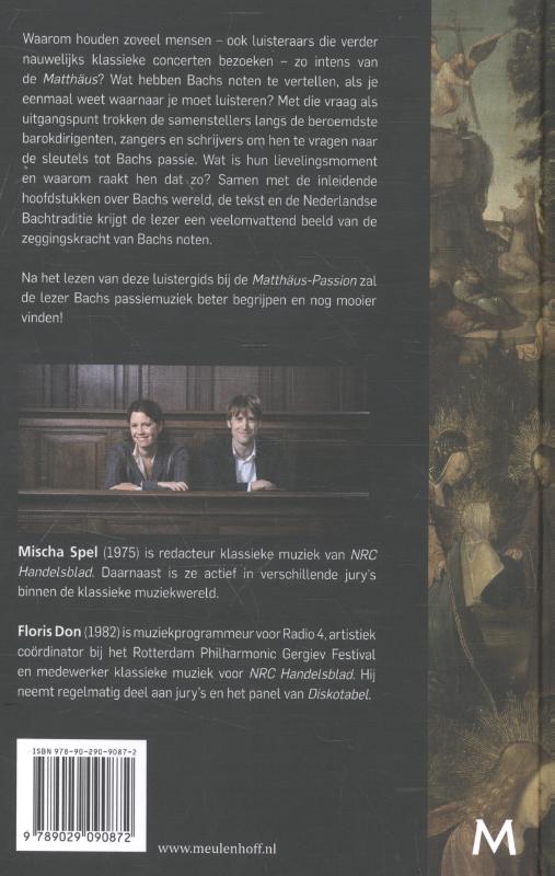 Achterkant van De Matthäus-Passion
