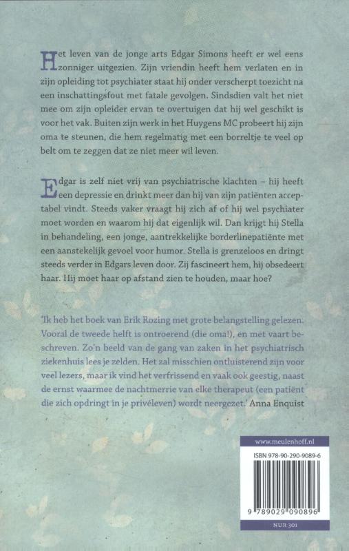 Achterkant van De psychiater en het meisje