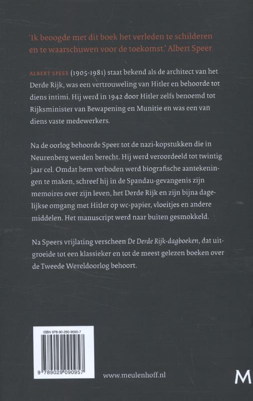 Achterkant van De derde Rijk-dagboeken