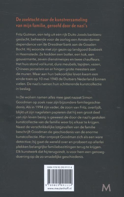 Achterkant van De wolven namen alles mee