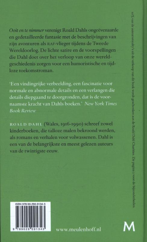 Achterkant van Ooit en te nimmer