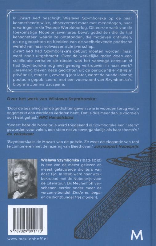 Achterkant van Zwart lied