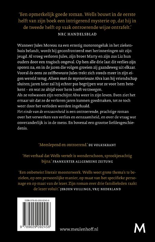 Achterkant van Het einde van de eenzaamheid