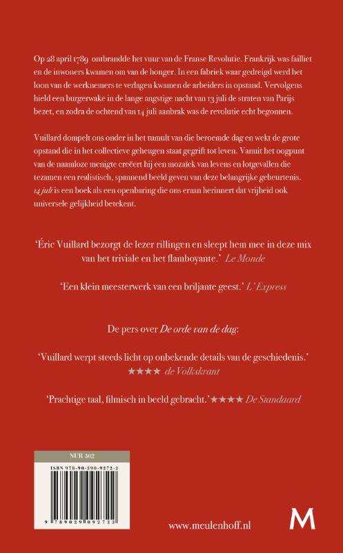 Achterkant van 14 juli