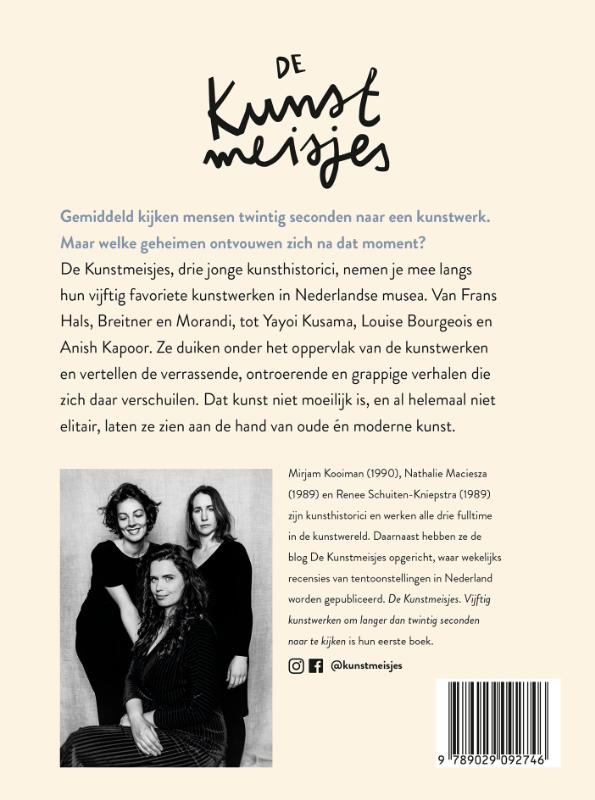 Achterkant van De kunstmeisjes