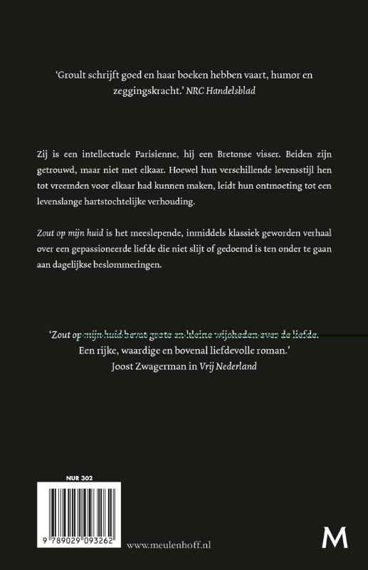 Achterkant van Zout op mijn huid