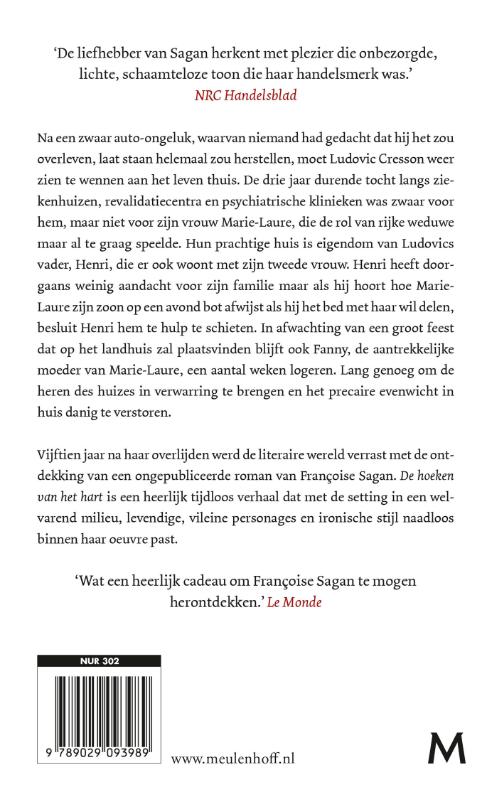 Achterkant van De hoeken van het hart