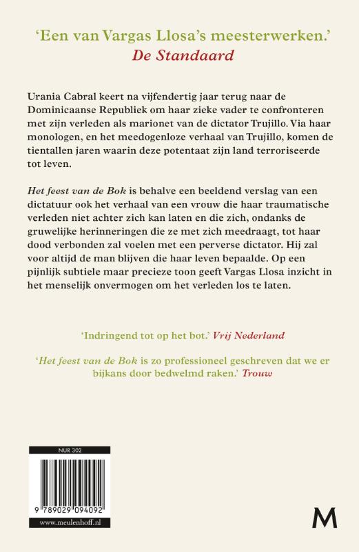 Achterkant van Het feest van de Bok