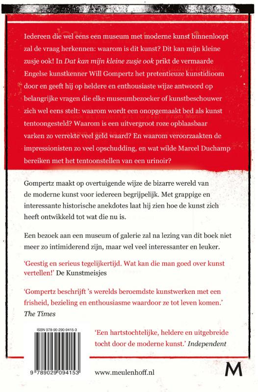 Achterkant van Dat kan mijn kleine zusje ook