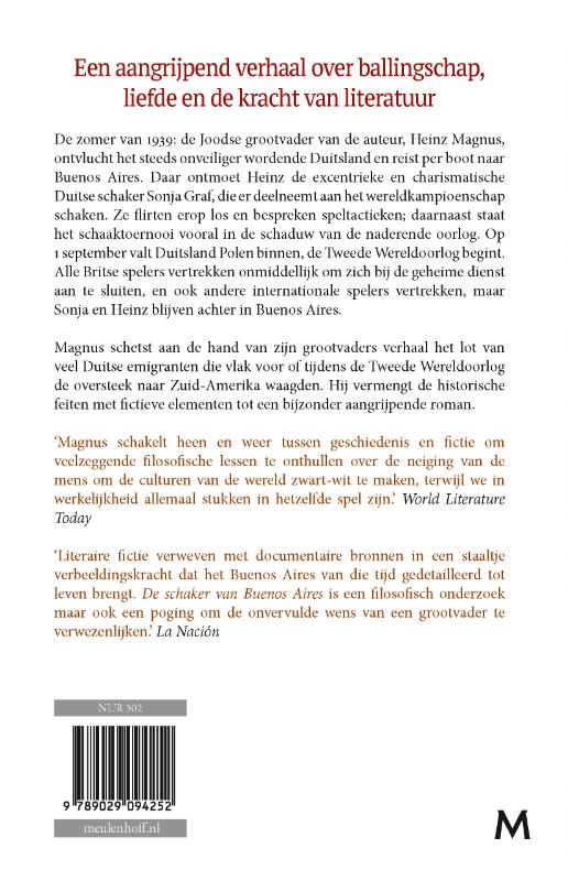 Achterkant van De schaker van Buenos Aires