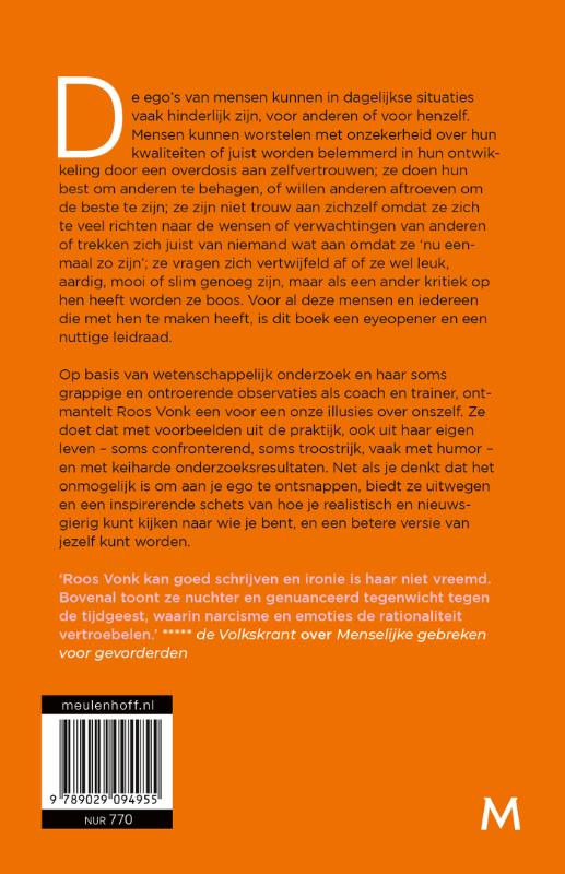 Achterkant van Mijn ego heeft altijd gelijk