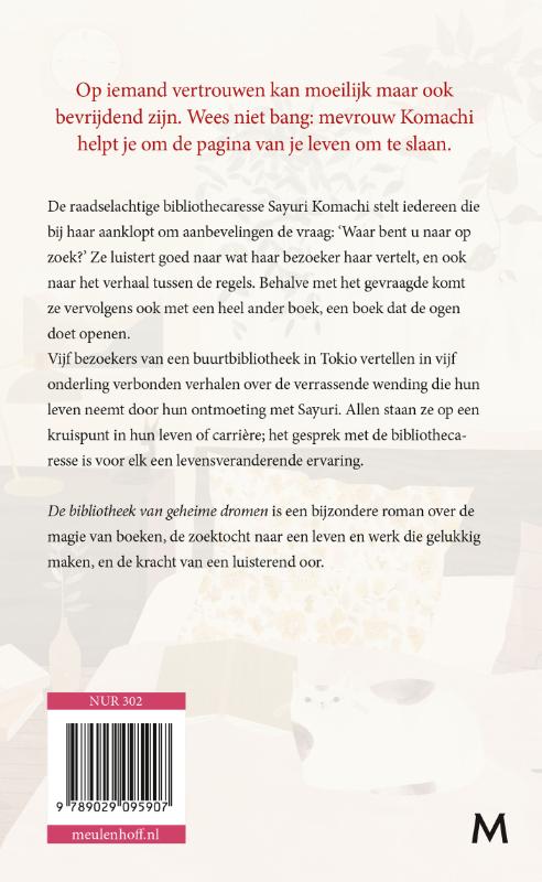 Achterkant van De bibliotheek van geheime dromen