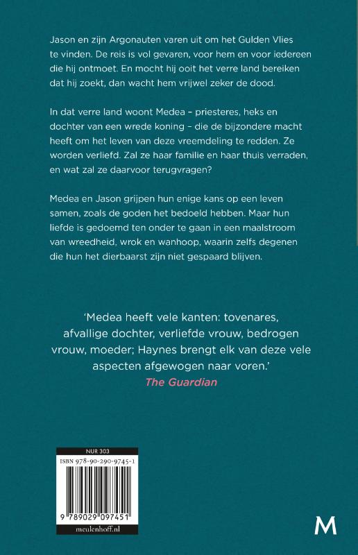 Achterkant van Het verdriet van Medea