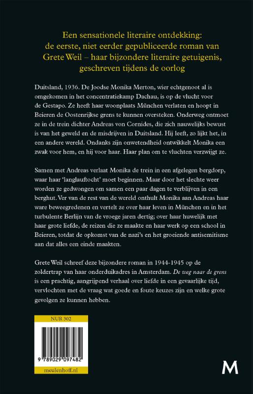 Achterkant van De weg naar de grens