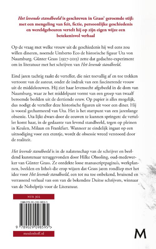 Achterkant van Het levende standbeeld