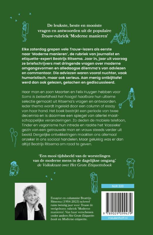 Achterkant van Soms is beleefdheid het hoogst haalbare