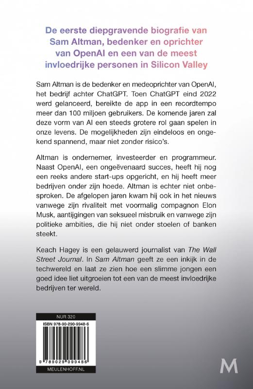 Achterkant van Sam Altman
