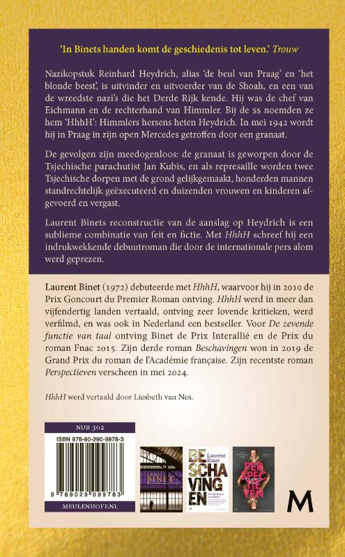 Achterkant van HhhH