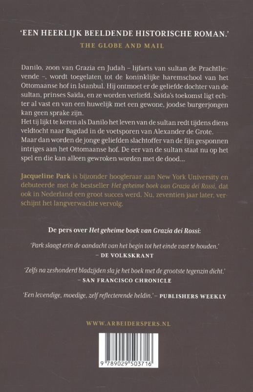 Achterkant van De erfenis van Grazia dei Rossi