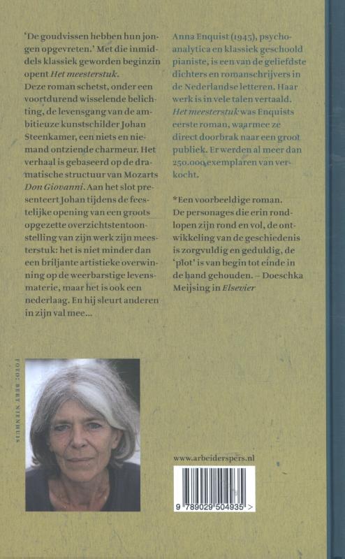 Achterkant van Het meesterstuk