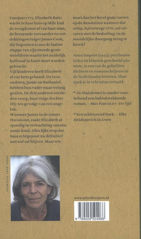 Achterkant van De thuiskomst