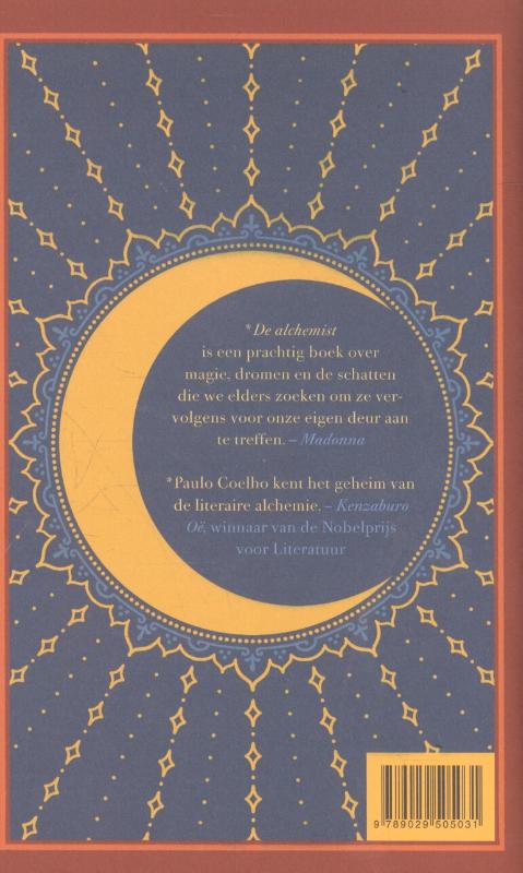 Achterkant van De alchemist